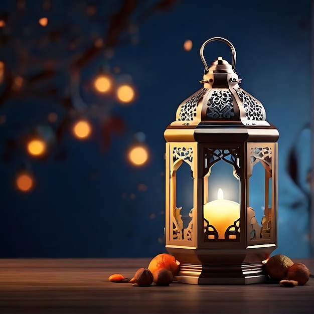 arabische Laterne der Ramadan-Feier Hintergrund-Illustration