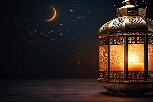 Arabische Laterne Ramadan Kareem Hintergrund