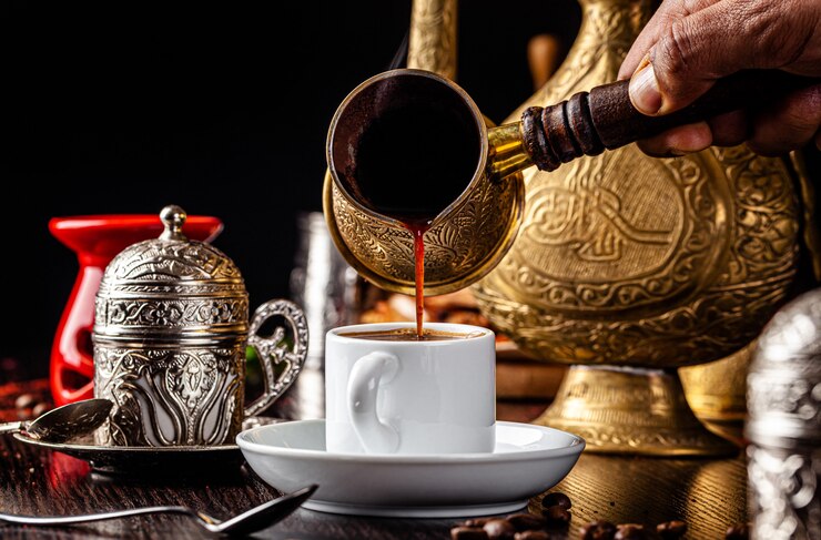 Arabischer schwarzer Kaffee
