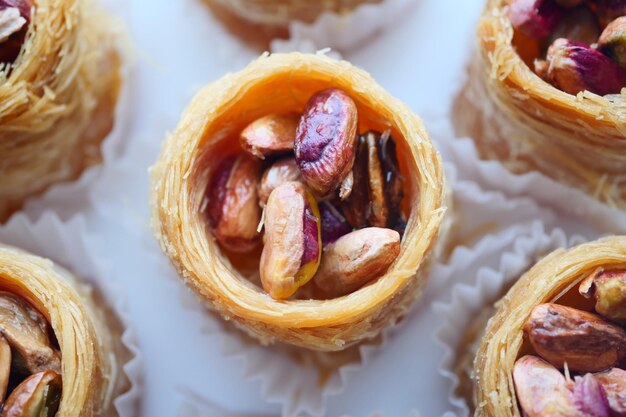 Arabisches Dessert Baklava auf einem Teller