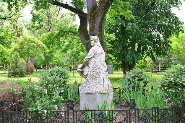 Arad ciudad mujer estatua