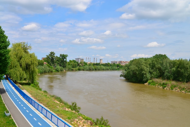 Foto arad-stadt mures-fluss