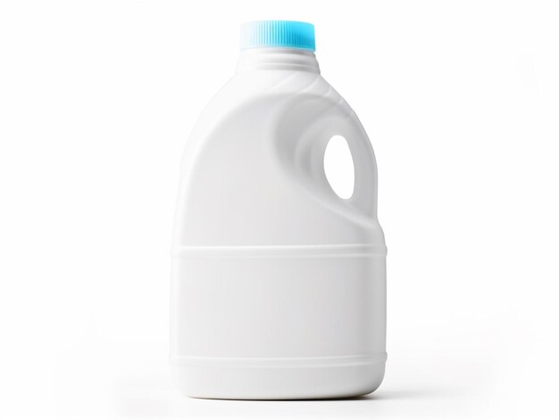 arafed weiße Gallon Milch auf einer weißen Oberfläche generative ai