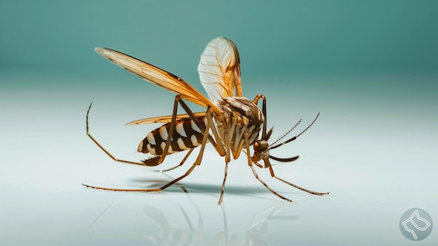 una araña que tiene un insecto en su cuerpo