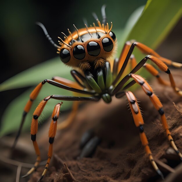 araña sicárida de seis ojos araña del bosque