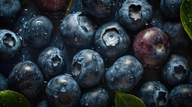 Los arándanos son una gran fuente de vitamina c.