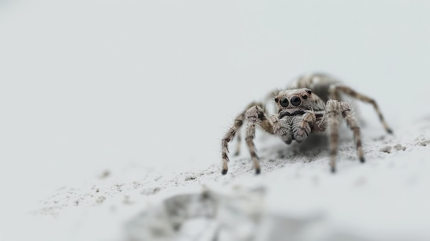 aranha em um fundo claro