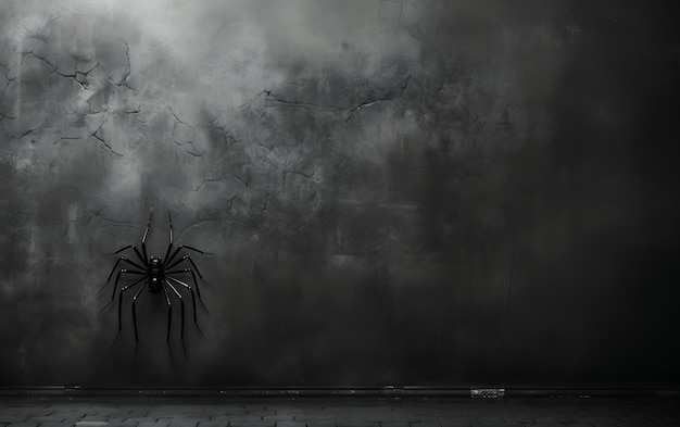 Foto aranha escura abstrata