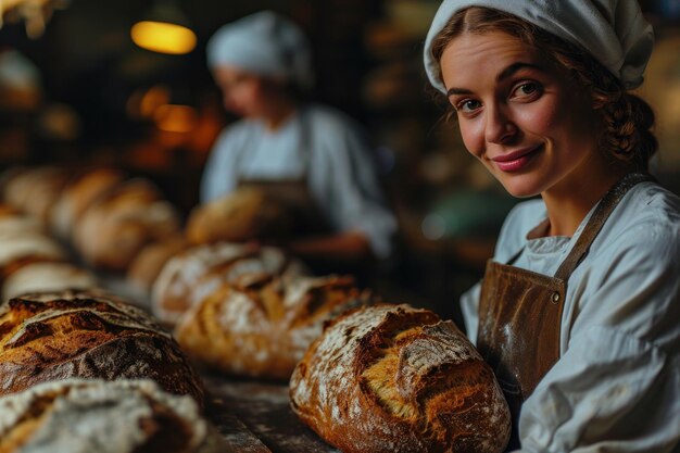 Arbeiten in der Brotfabrik