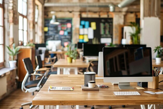 Foto arbeitsplatz im büro