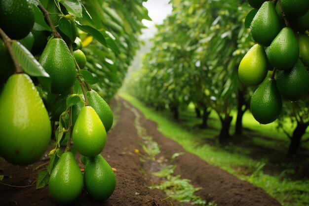 El árbol de aguacate genera Woody Ai