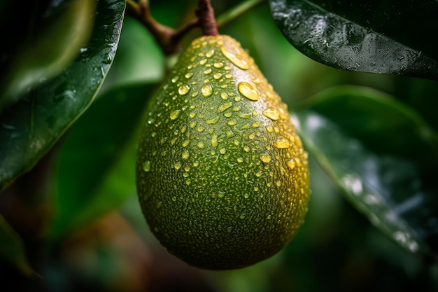 Árbol de aguacate Semilla de jardín verde Generar Ai