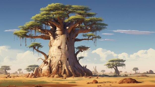 Foto Árbol de baobab