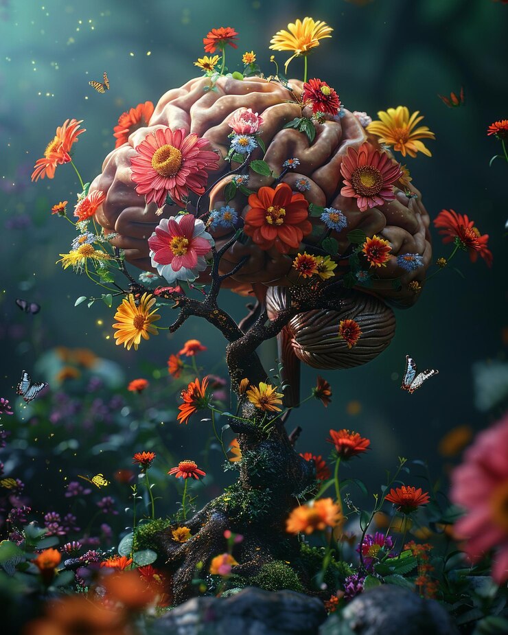 Árbol con características del cerebro