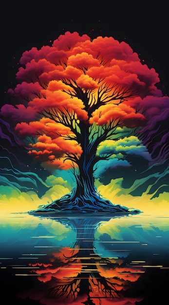 El árbol de colores