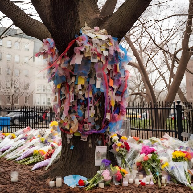 El árbol conmemorativo en Nueva York