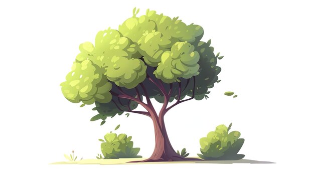 árbol de dibujos animados