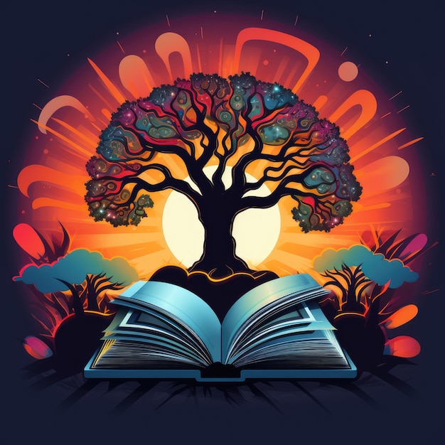 El árbol encantado de la sabiduría Un viaje colorido a través del conocimiento