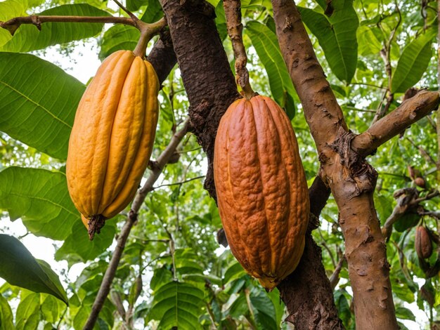 Foto un árbol con un montón de nueces en él y un árbol con la fecha de la temporada