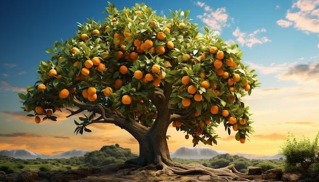 árbol de naranja
