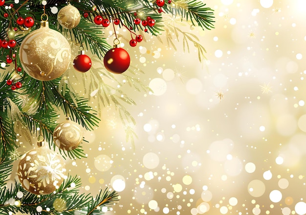Árbol de Navidad con adornos