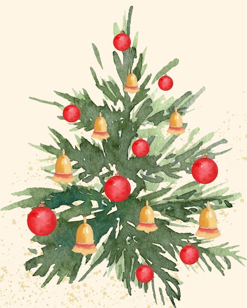 Arbol de navidad con campana