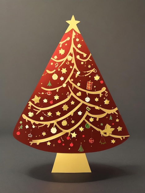 árbol de Navidad moderno abstracto