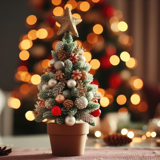 árbol de navidad y regalos decoración fondo de navidad para redes sociales