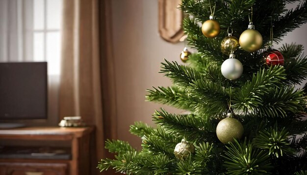 Foto Árbol de navidad con regalos