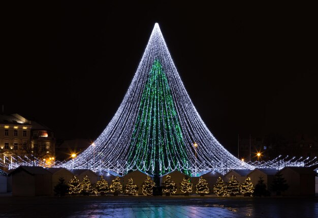 Árbol de Navidad en Vilna 2016