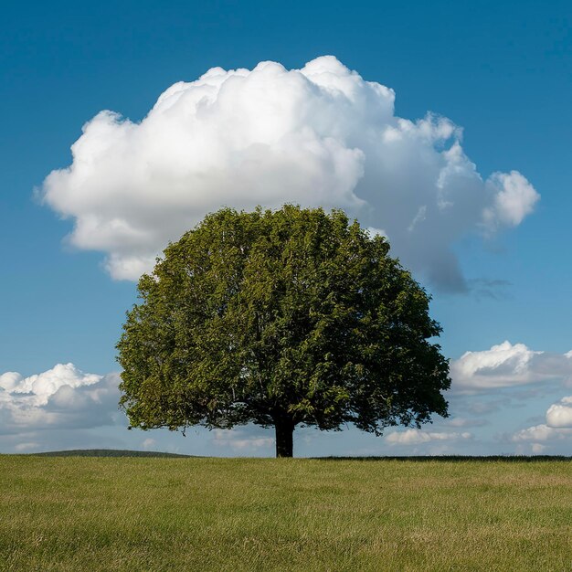 Foto Árbol bajo la nube