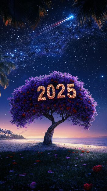 un árbol con el número 20 en él