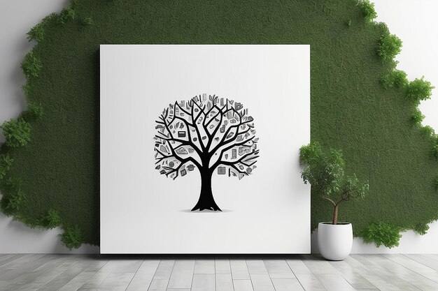 un árbol con la palabra amor en él