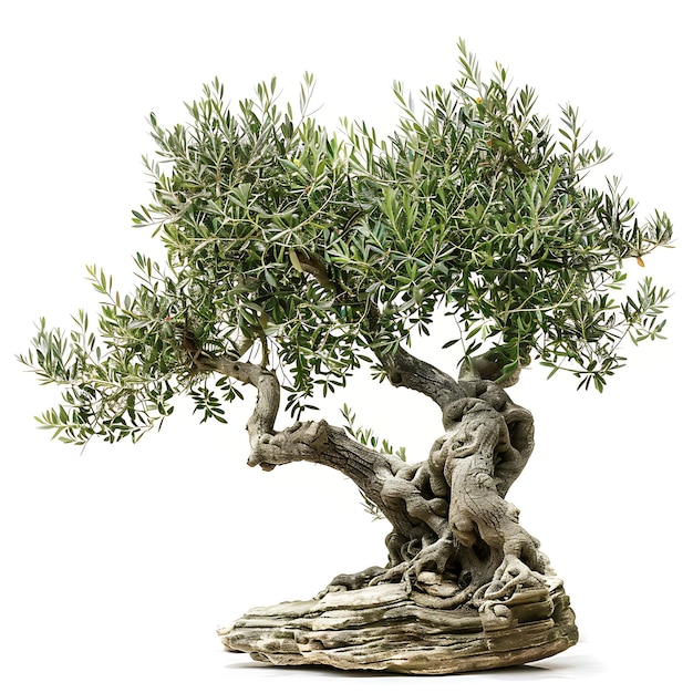 Foto un árbol con la palabra olivo en él