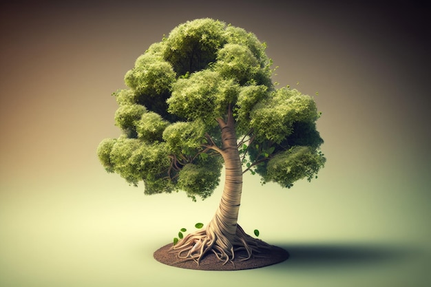 Un árbol que se desarrolla a partir de ideas de inicio de negocios de gasto del consumidor y desarrollo de ganancias.