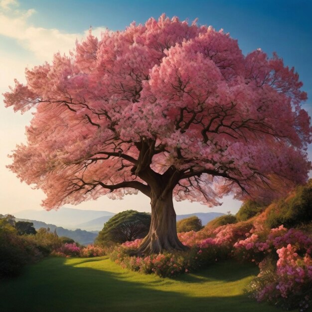 El árbol rosado