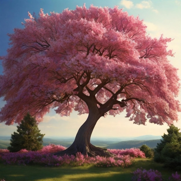 El árbol rosado
