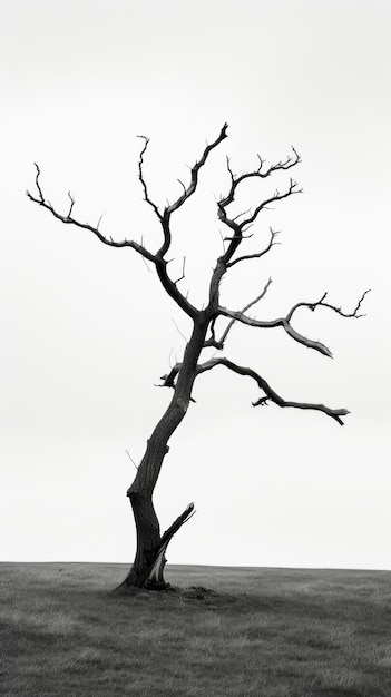 Foto Árbol solitario en el campo