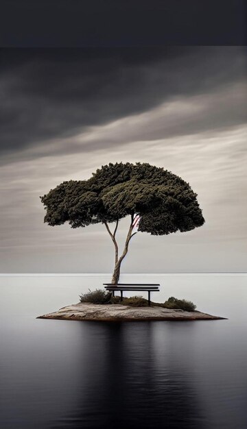 Foto Árbol solitario