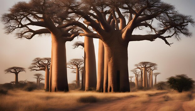 un árbol con el tronco del árbol