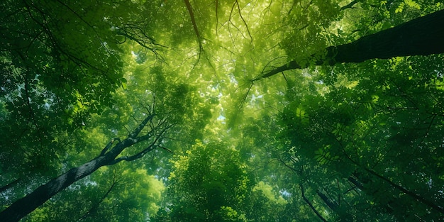 árboles del bosque naturaleza madera verde fondos de luz solar.
