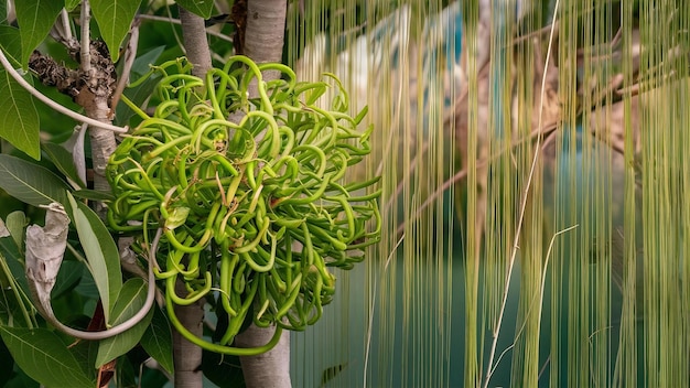 Foto el arbusto de hojas de betel silvestre o el piper sarmentosum roxb
