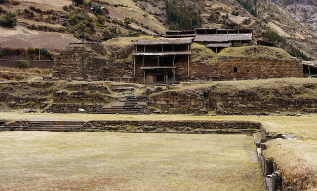 Archäologische Stätte Chavin Peru Preinca Ruinen der historischen Kultur