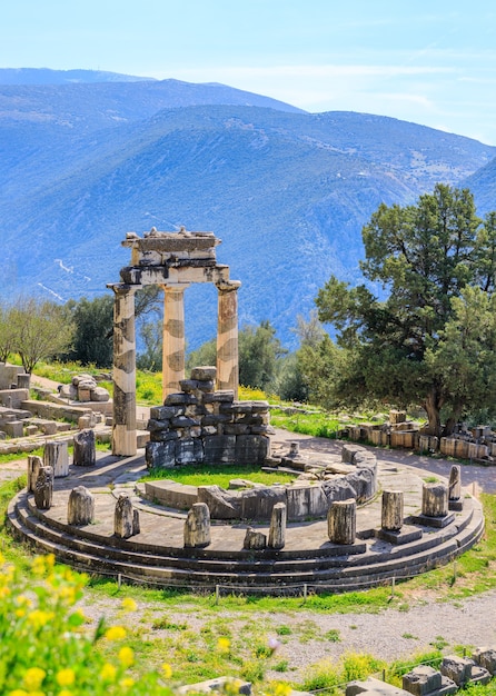 Archäologische Stätte Delphi Antikes Griechenland