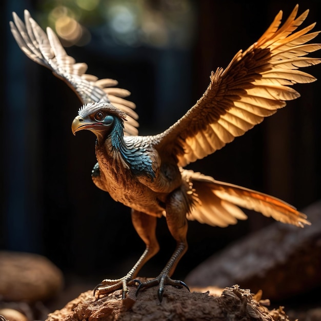 Archaeopteryx animal prehistórico dinosaurio fotografía de la vida silvestre