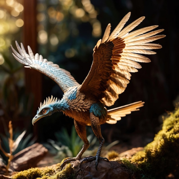 Archaeopteryx animal prehistórico dinosaurio fotografía de la vida silvestre