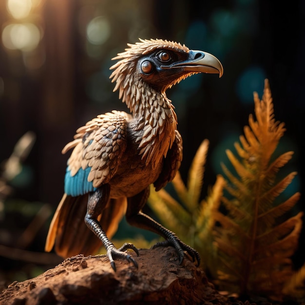 Archaeopteryx animal prehistórico dinosaurio fotografía de la vida silvestre