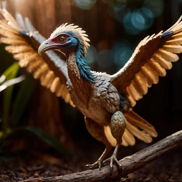 Archaeopteryx prähistorisches Tier Dinosaurier Tierwelt Fotografie