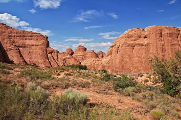 Arches Valley en Utah, EE.UU.