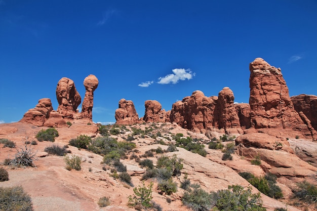 Arches Valley en Utah, EE.UU.